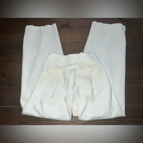 Madewell The Curvy Emmett Wide-Leg Jean in Tile White: Welt Pocket E… - Picture 5 of 7